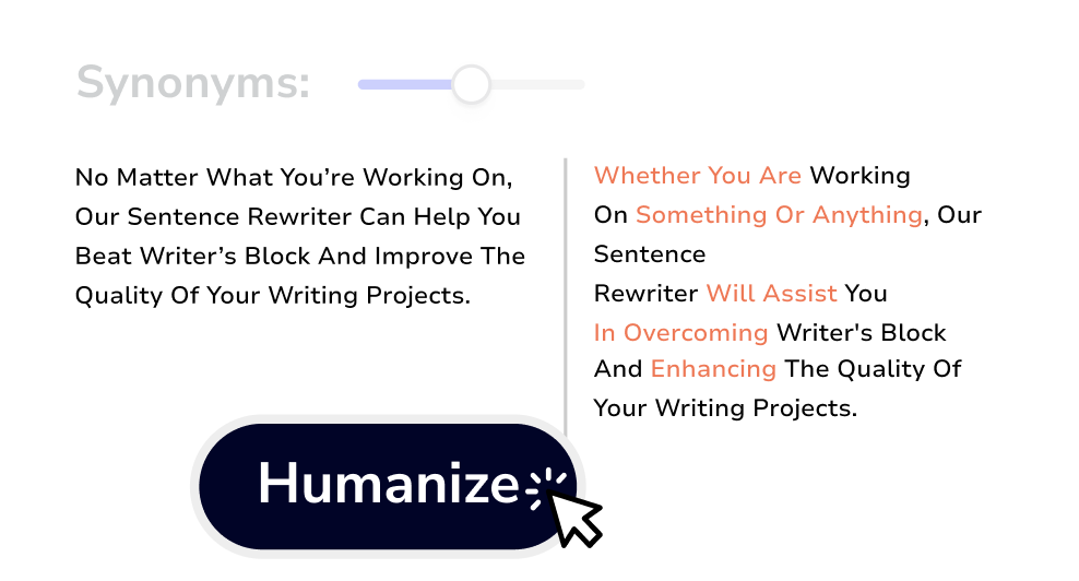Click "Humanize"